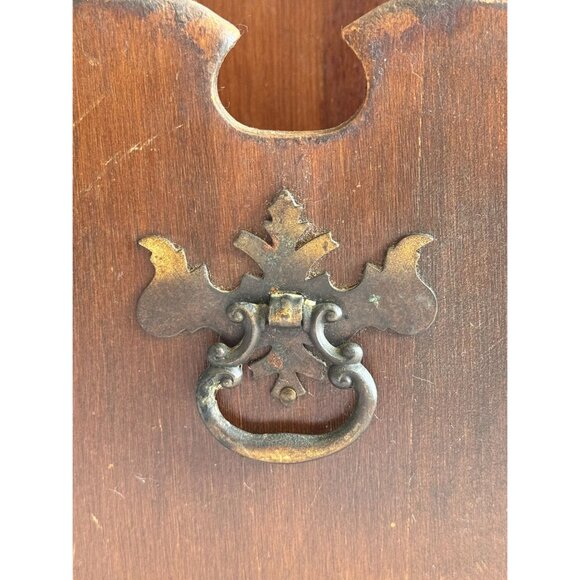 Antique Wooden Colonial Style Wooden Wall Letter Organizer - Picture 10 of 10